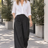 Sandy Pleated Wide Leg Pants