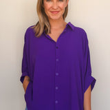 Carter Oversized Button Down Top