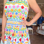 Elena Geometric Print Skirt Set - Elle Maxine