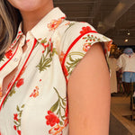 Elise Floral Collared Midi Dress - Elle Maxine