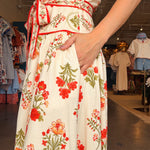 Elise Floral Collared Midi Dress - Elle Maxine