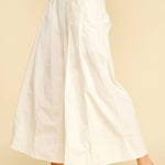 Ellis Wide Leg Pleated Trouser Pant - Elle Maxine