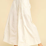 Ellis Wide Leg Pleated Trouser Pant - Elle Maxine