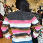 Elvira Striped Sweater - Elle Maxine