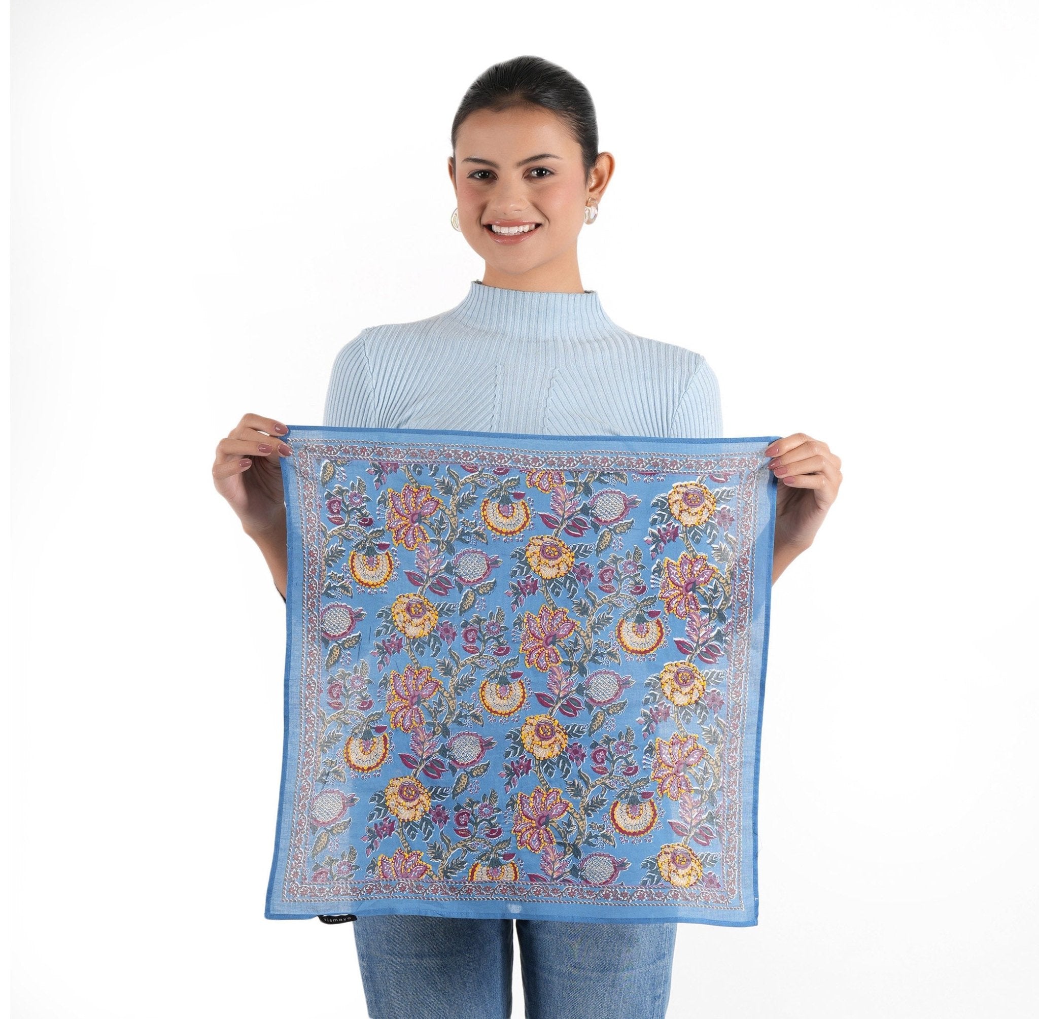 Embroidered Bandana - Elle Maxine