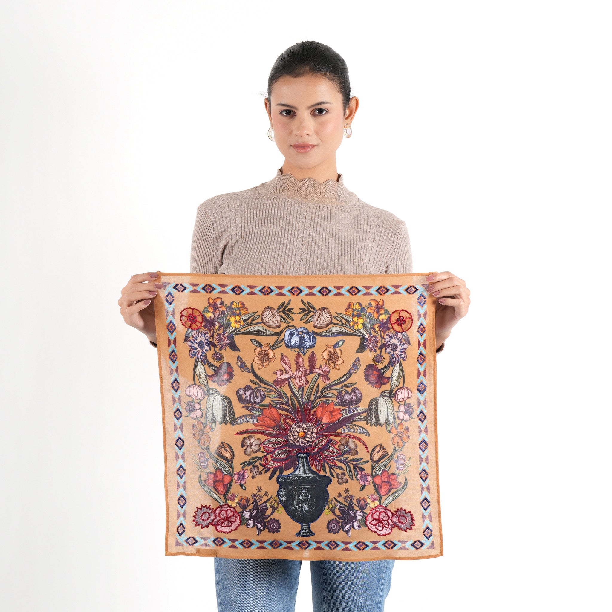Embroidered Bandana - Elle Maxine