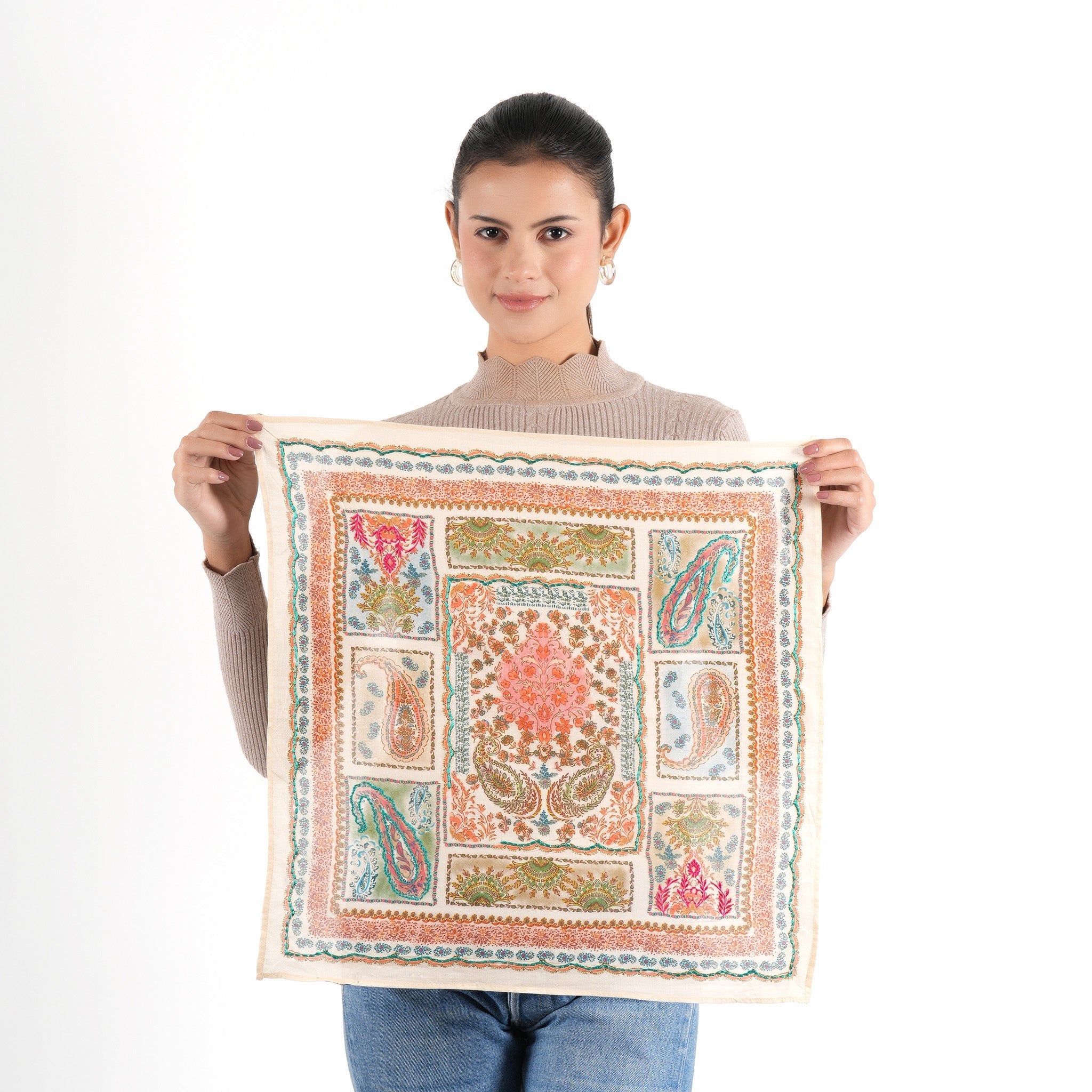 Embroidered Bandana - Elle Maxine
