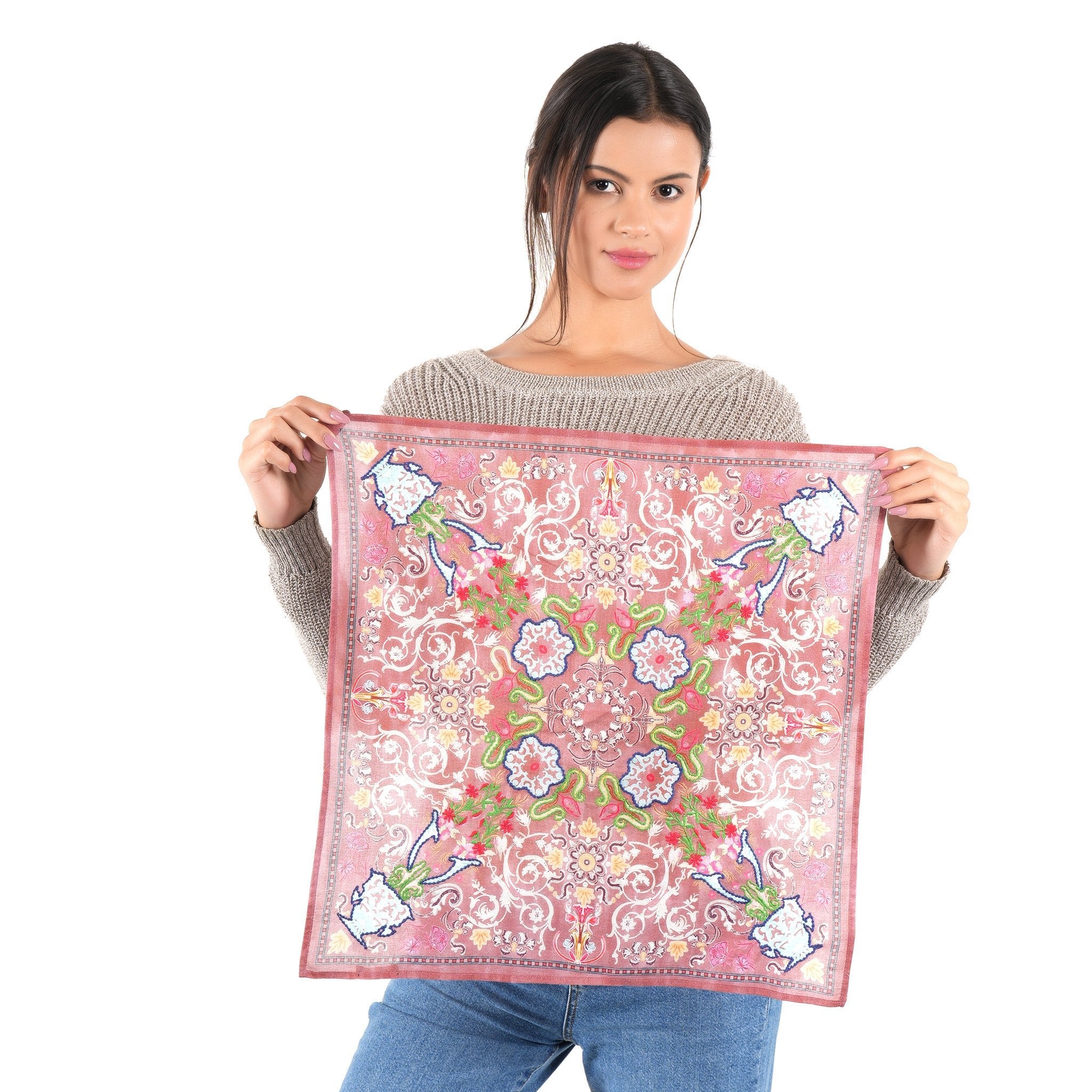Embroidered Bandana - Elle Maxine