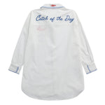 Embroidered Poolside Button Down - Snap & Sip - Elle Maxine