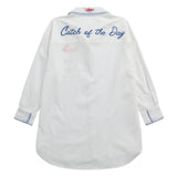 Embroidered Poolside Button Down - Snap & Sip - Elle Maxine