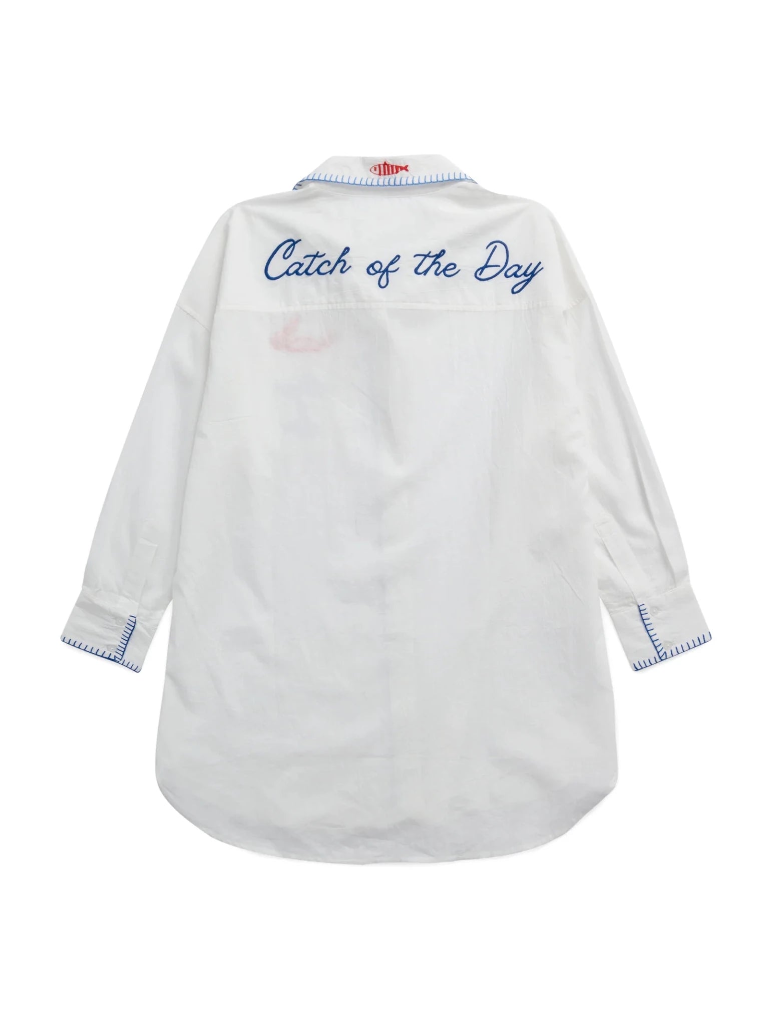 Embroidered Poolside Button Down - Snap & Sip - Elle Maxine