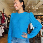 Emerson Sweater - Blue - Elle Maxine