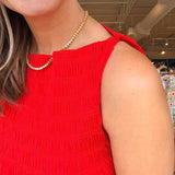 Emilie Boatneck Mini - Cherry - Elle Maxine