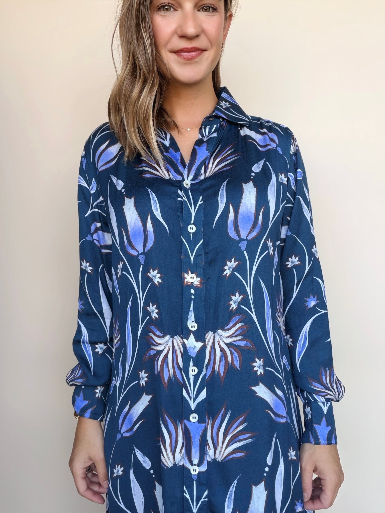 Emma Shirt Dress - Elle Maxine