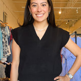 Emma Sleeveless Sweater Top - Elle Maxine