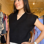 Emma Sleeveless Sweater Top - Elle Maxine