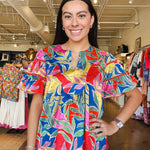 Erica Printed Top - Elle Maxine