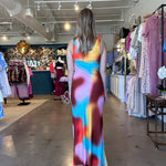 Erina Maxi Dress - Mirage Print - Elle Maxine