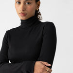 Essential Turtleneck - Black - Elle Maxine