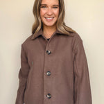 Ever Button Front Jacket - Elle Maxine