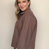 Ever Button Front Jacket - Elle Maxine