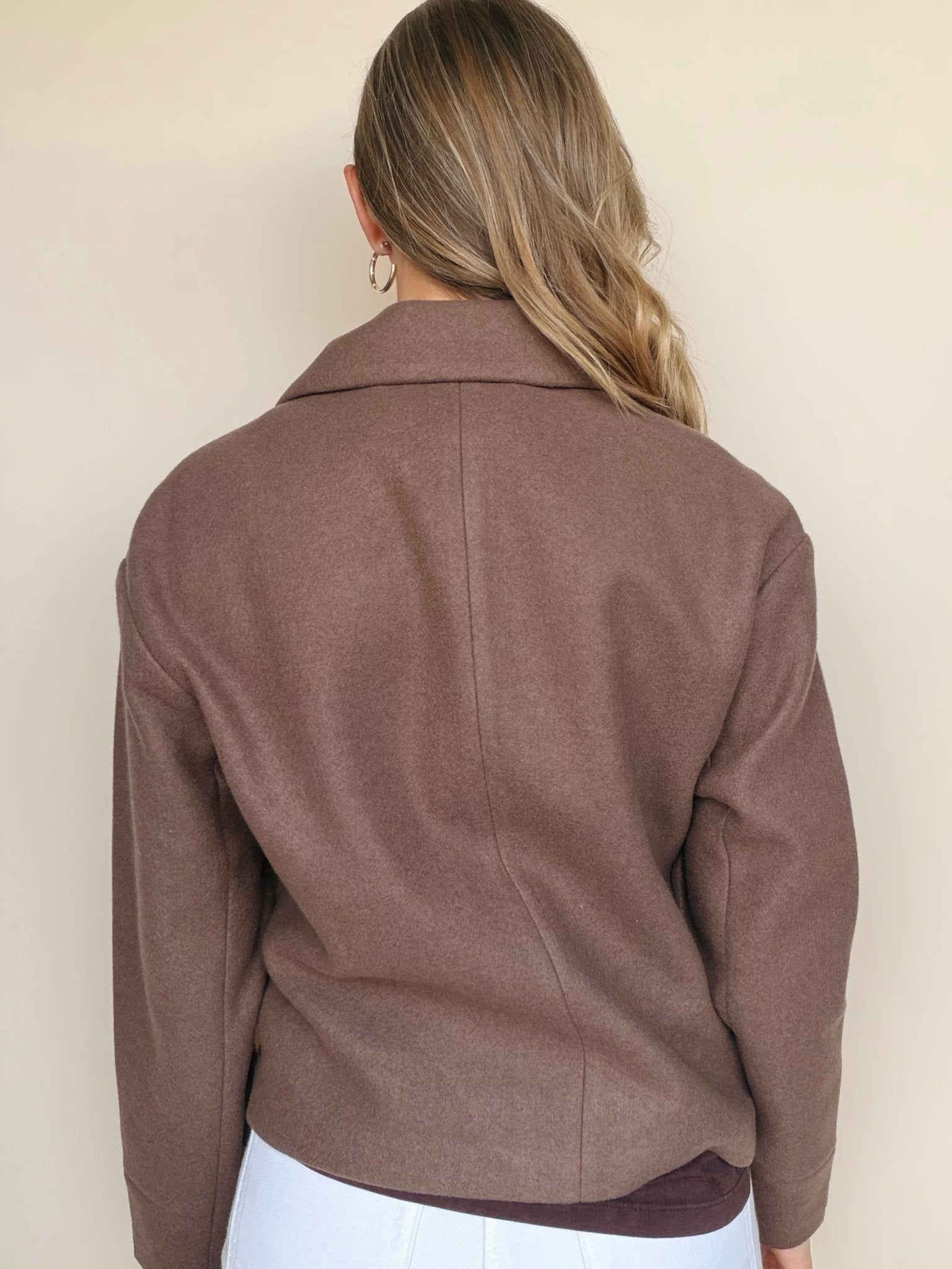 Ever Button Front Jacket - Elle Maxine