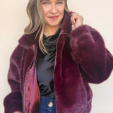 Everest Fur Bomber - Elle Maxine
