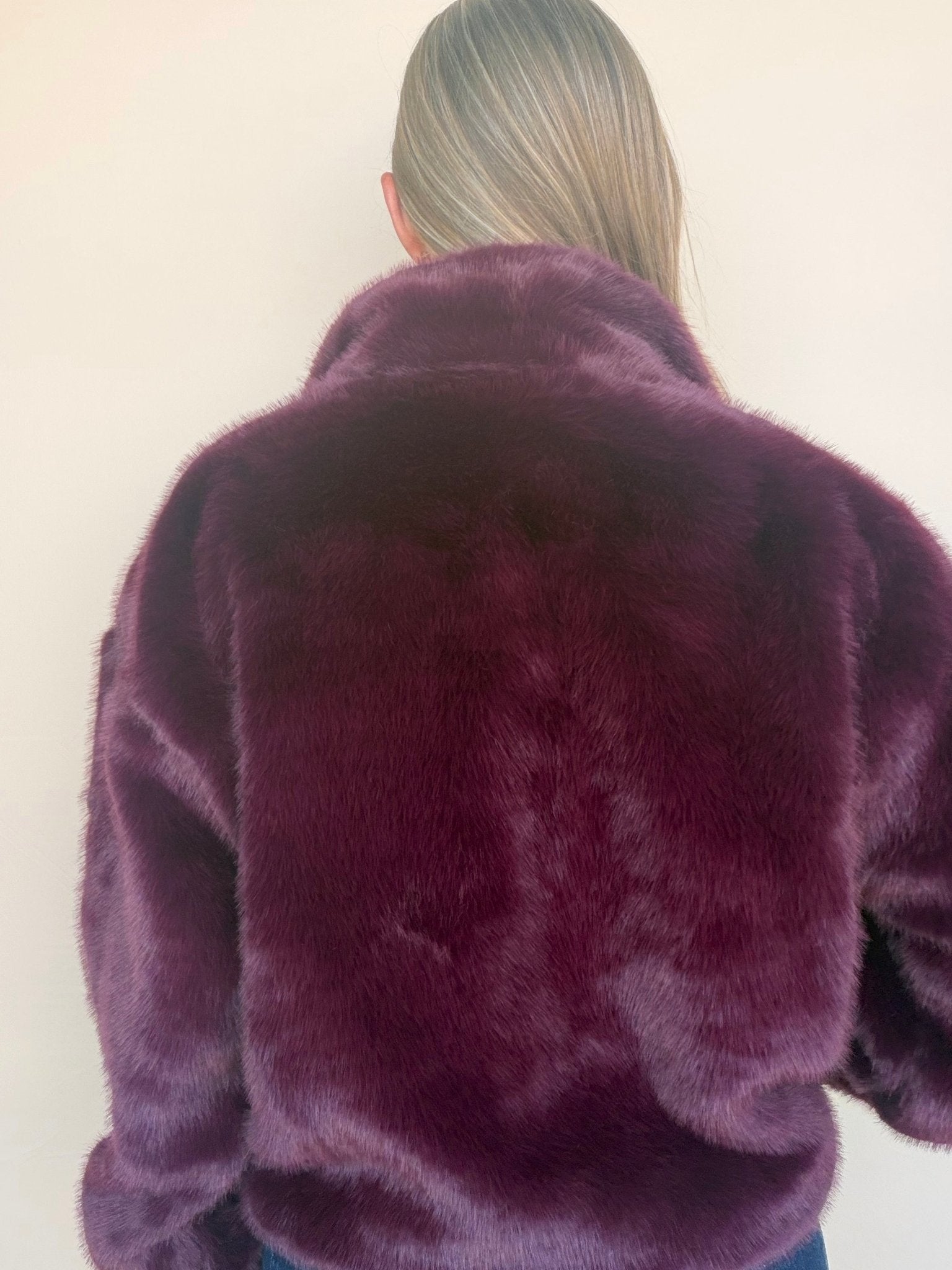 Everest Fur Bomber - Elle Maxine