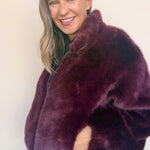Everest Fur Bomber - Elle Maxine