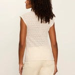 Everyday Muse Shirred Collared Tee - Elle Maxine