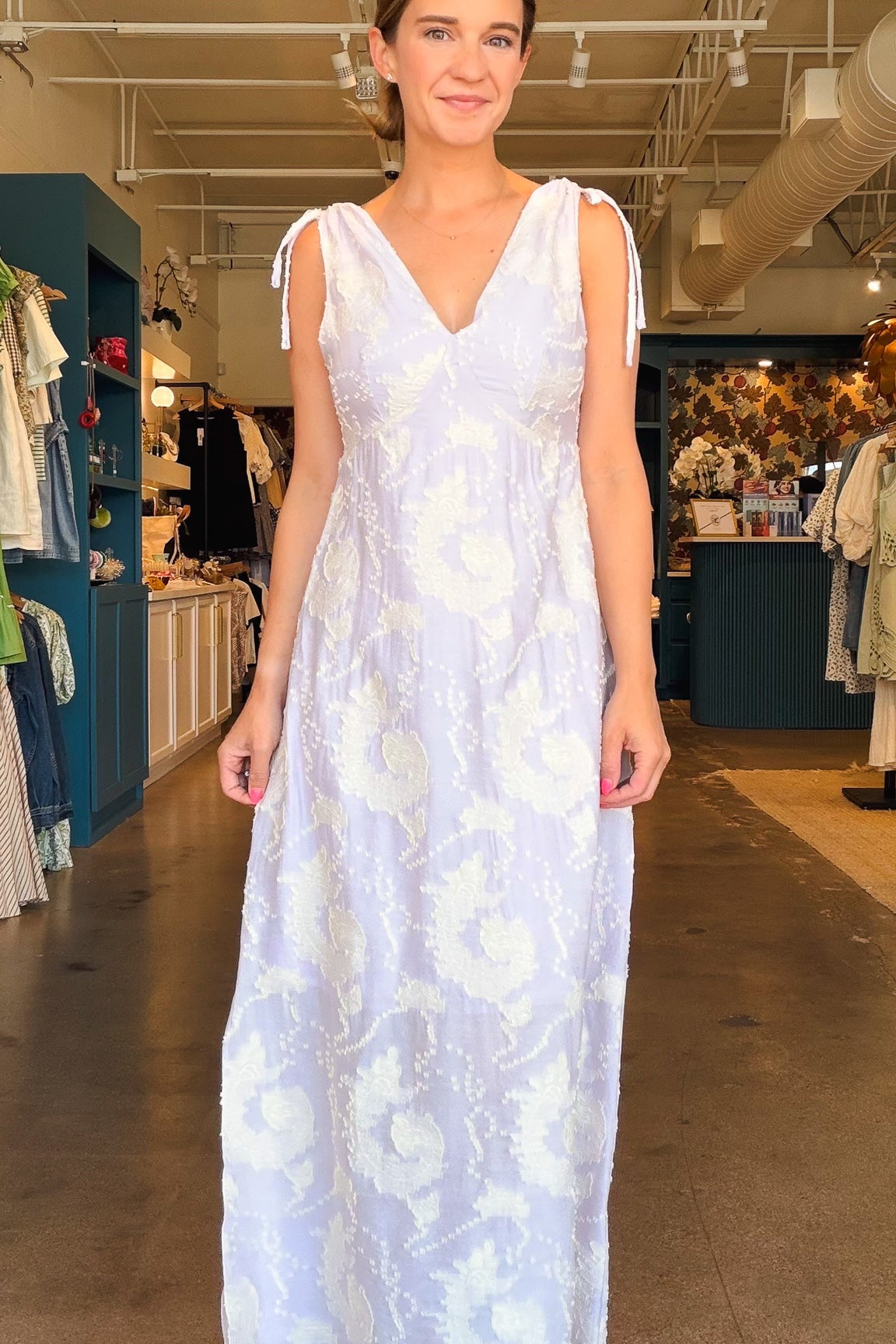 Ezra Paisley Maxi Dress - Elle Maxine