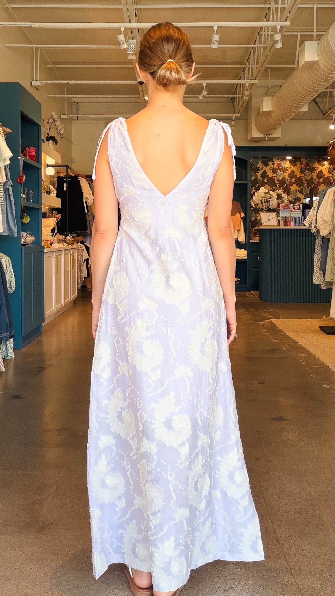 Ezra Paisley Maxi Dress - Elle Maxine