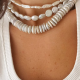 Halo Pearl Necklace