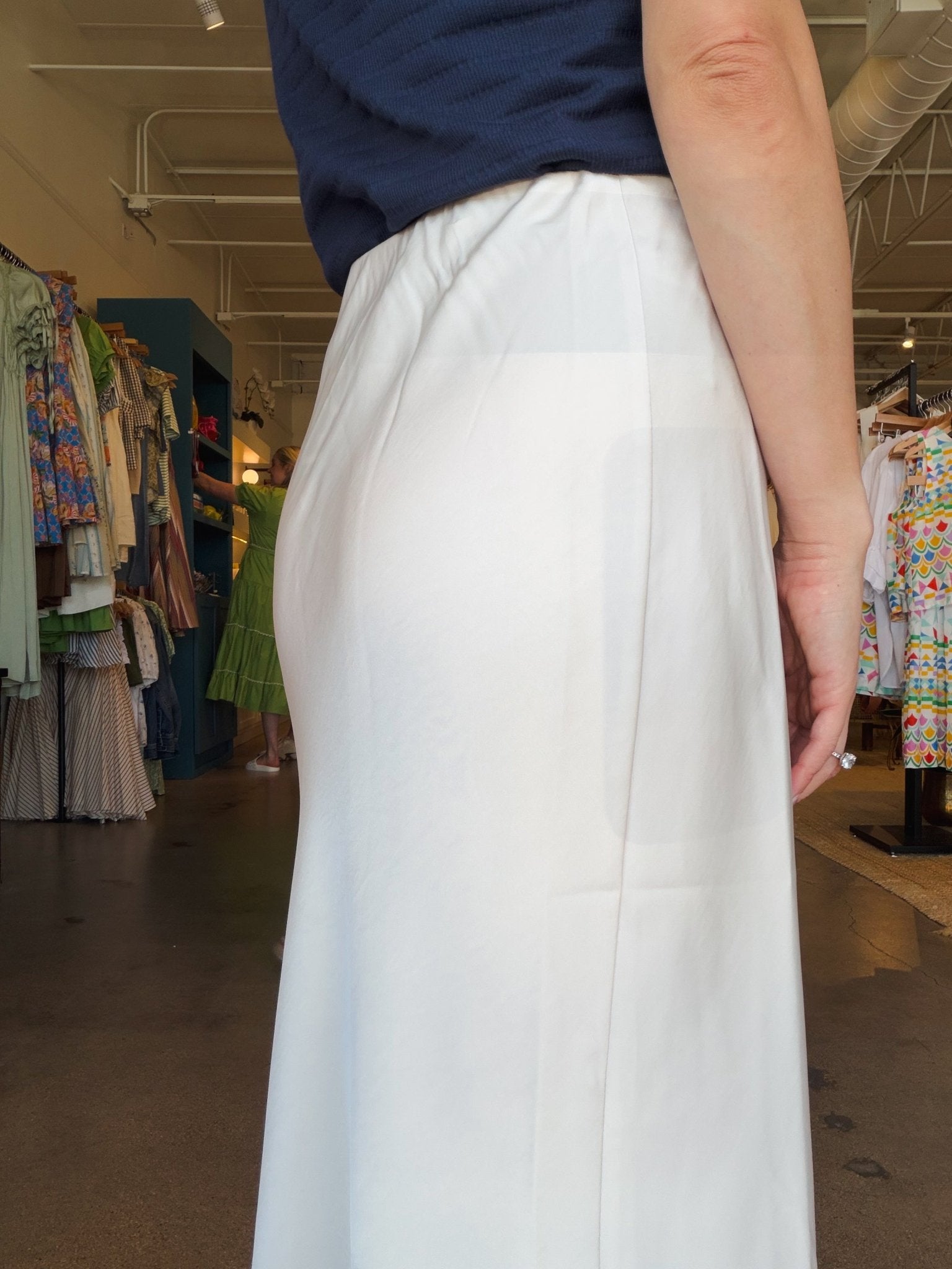 Farrah Satin Slip Skirt - Elle Maxine