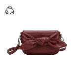 Faye Bow Clutch - Chocolate - Elle Maxine