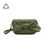 Faye Bow Clutch - Olive - Elle Maxine