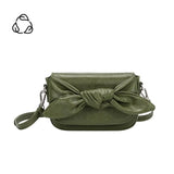 Faye Bow Clutch - Olive - Elle Maxine