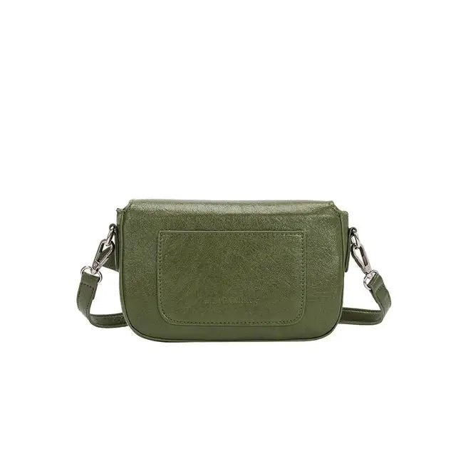 Faye Bow Clutch - Olive - Elle Maxine