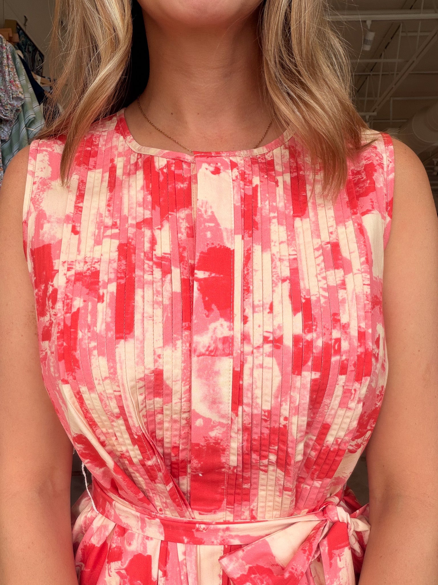 First Impressions Pleated Dress - Elle Maxine