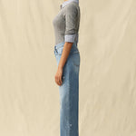 Flora Mid Rise Barrel - Hearts - Elle Maxine