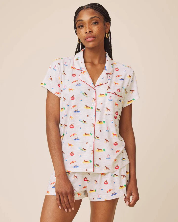 Flora Pajama Short Set - Elle Maxine