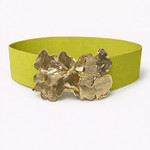 Floral Clasp Belt - Lime - Elle Maxine
