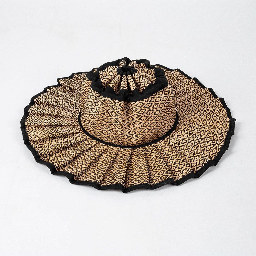 Foldable Pleated Sun Hat - Elle Maxine