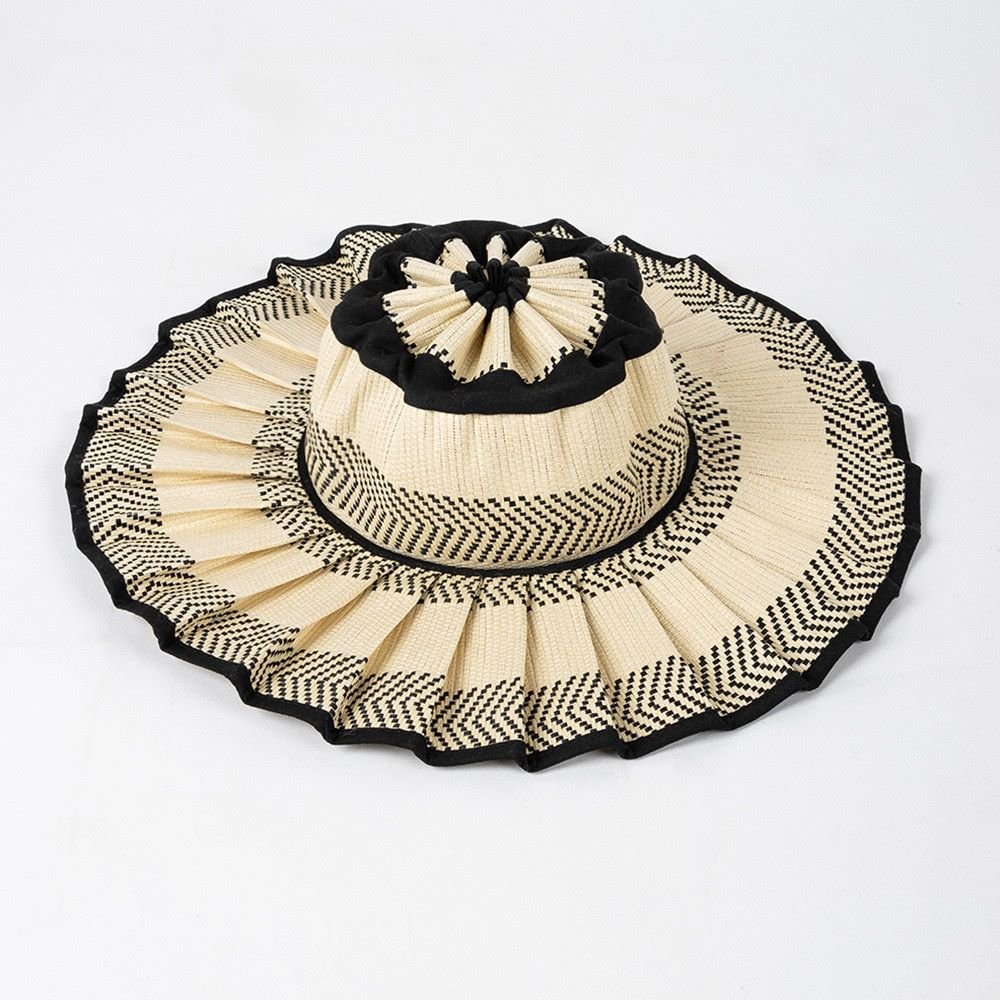 Foldable Pleated Sun Hat - Elle Maxine