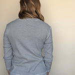 French Stripe 3/4 Tee - Elle Maxine