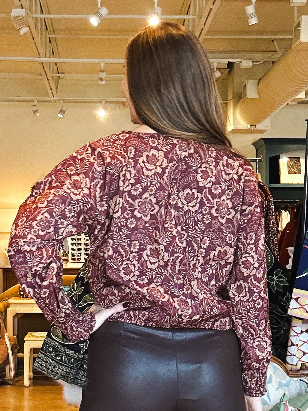 Freya Floral Blouse - Elle Maxine