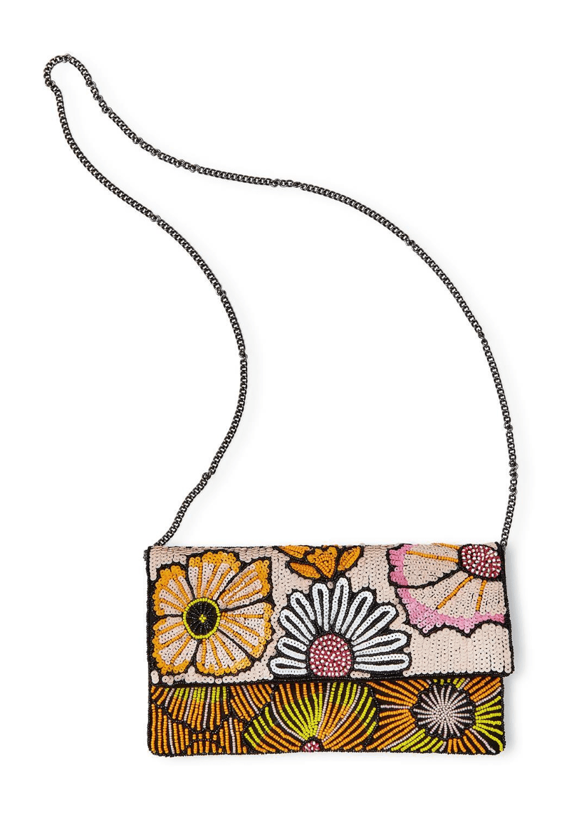 Garden View Beaded Clutch - Elle Maxine
