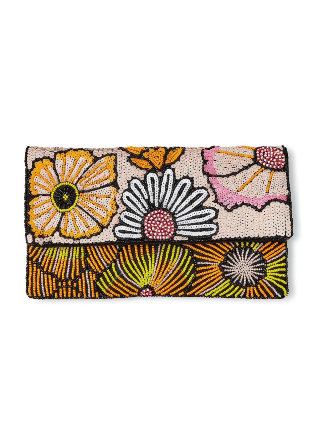 Garden View Beaded Clutch - Elle Maxine