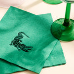 Gator Cocktail Napkins - Elle Maxine