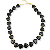Gemma Heart Bead Necklace - Elle Maxine